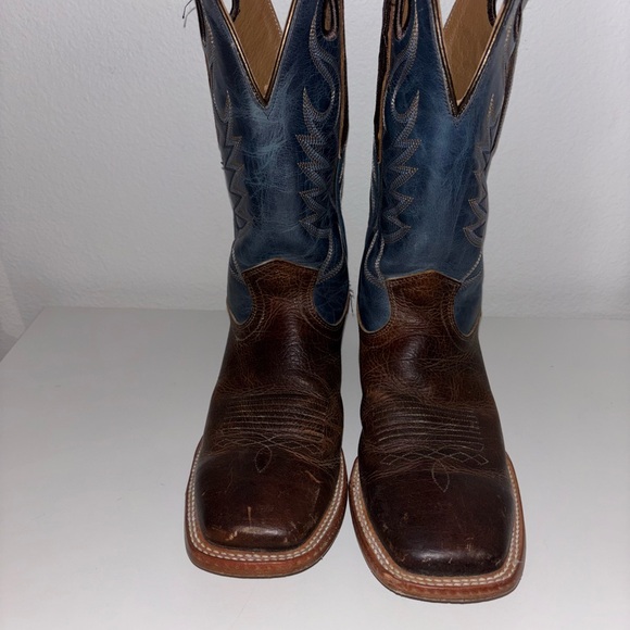 Cody James Western Boots Brown And Blue Men Size 9D - Picture 2 of 6